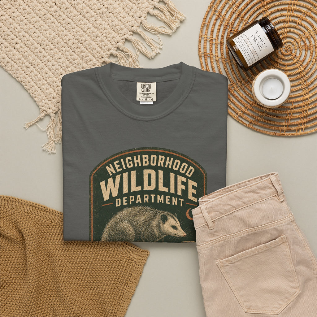 Opossum Night Watch T-Shirt — After-Hours Division | Comfort Colors® 1717