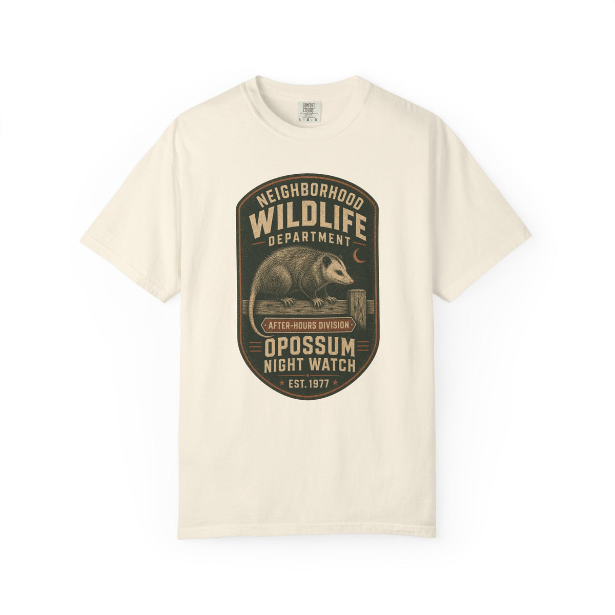 Opossum Night Watch T-Shirt — After-Hours Division | Comfort Colors® 1717